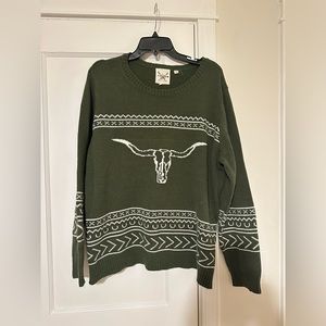 Cotton and Rye longhorn sweater